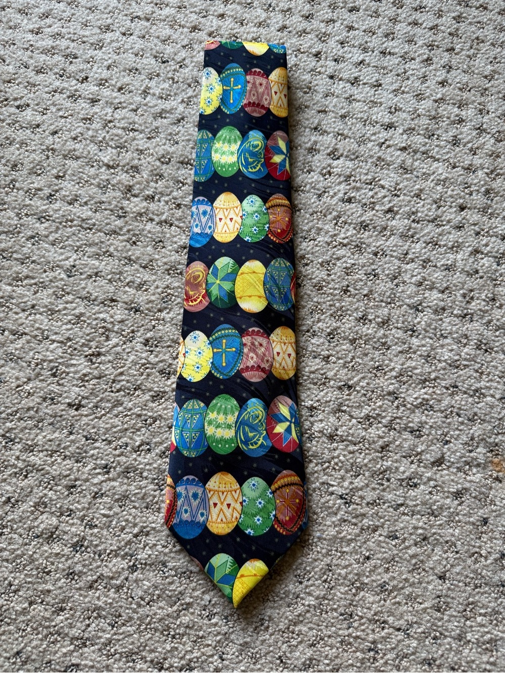 Vintage Keith Daniels Easter Egg Necktie